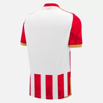 2024 2025 Red Star Belgrade Mens Home Soccer Jersey Red White Stars