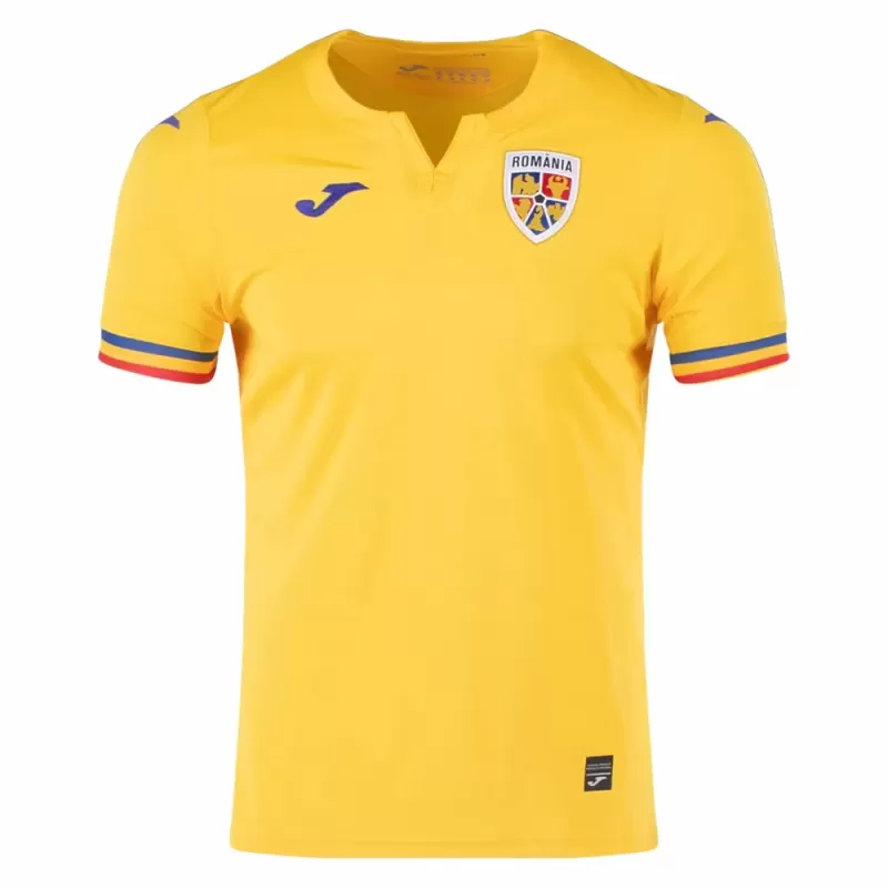 2024 2025 Romania Mens Home Soccer Jersey Yellow Tricolour 2024 2025 Romania Mens Home Soccer Jersey Yellow Tricolour
