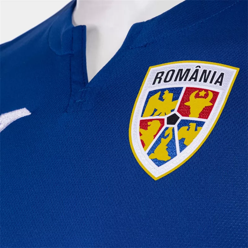 2024 2025 Romania Mens Third Soccer Jersey Blue National Edition