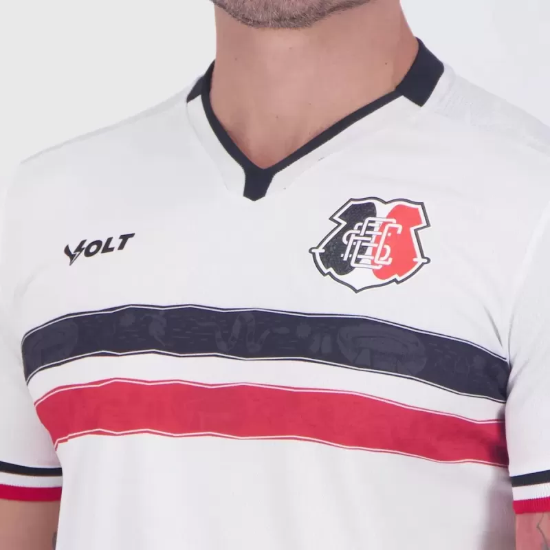 2024 2025 Santa Cruz Mens Away Soccer Jersey White Cordel Style 2024 2025 Santa Cruz Mens Away Soccer Jersey White Cordel Style