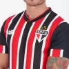 2024 2025 Sao Paulo Mens Away Soccer Jersey Tricolor Vertical Stripes 2024 2025 Sao Paulo Mens Away Soccer Jersey Tricolor Vertical Stripes