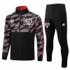 2024 2025 Sao Paulo Mens Black Red Training Presentation Soccer Tracksuit 2024 2025 Sao Paulo Mens Black Red Training Presentation Soccer Tracksuit