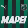 2024 2025 Sassuolo FC Mens Home Soccer Jersey Green Black Stripes 2024 2025 Sassuolo FC Mens Home Soccer Jersey Green Black Stripes