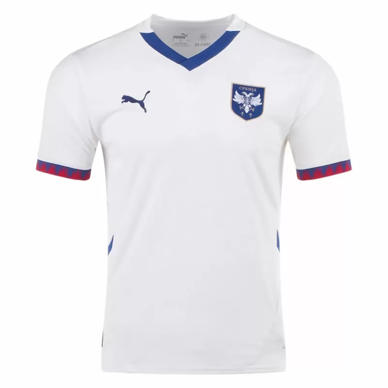 2024 2025 Serbia Mens Away Soccer Jersey White National Kit 2024 2025 Serbia Mens Away Soccer Jersey White National Kit