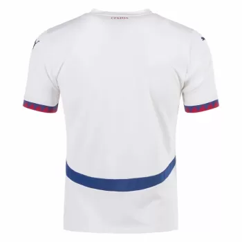 2024 2025 Serbia Mens Away Soccer Jersey White National Kit