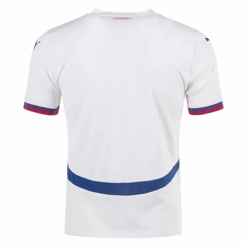 2024 2025 Serbia Mens Away Soccer Jersey White National Kit 2024 2025 Serbia Mens Away Soccer Jersey White National Kit