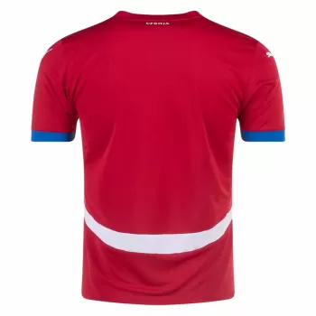 2024 2025 Serbia Mens Home Soccer Jersey Red National Kit