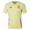 2024 2025 Spain Mens Away Soccer Jersey Yellow Sea Waves