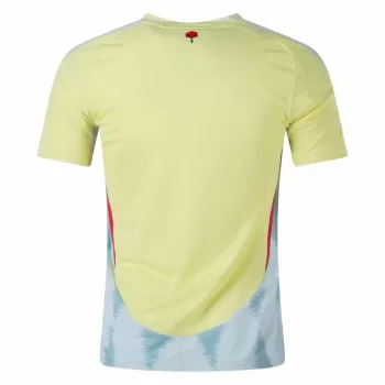 2024 2025 Spain Mens Away Soccer Jersey Yellow Sea Waves 2024 2025 Spain Mens Away Soccer Jersey Yellow Sea Waves