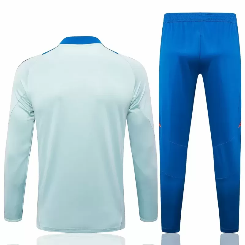2024 2025 Spain Mens Green Training Technical Soccer Tracksuit Kit