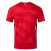 2024 2025 Spain Mens Home Soccer Jersey Red Carnation Wave 2024 2025 Spain Mens Home Soccer Jersey Red Carnation Wave