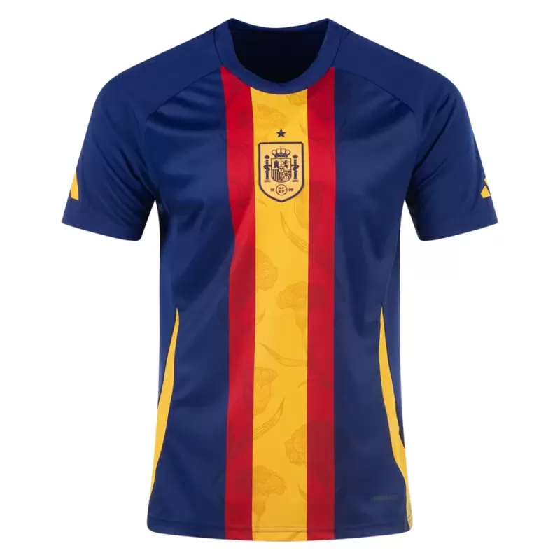 2024 2025 Spain Mens Pre Match Training Soccer Jersey 2024 2025 Spain Mens Pre Match Training Soccer Jersey