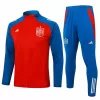 2024 2025 Spain Mens Red Blue Training Presentation Soccer Tracksuit Kit