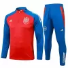 2024 2025 Spain Mens Red Blue Training Technical Soccer Tracksuit Kit 2024 2025 Spain Mens Red Blue Training Technical Soccer Tracksuit Kit
