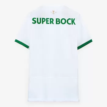 2024 2025 Sporting CP Mens Away Soccer Jersey Cup of Cups White