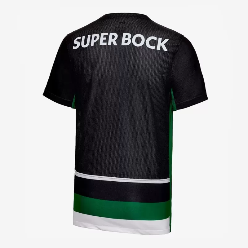 2024 2025 Sporting CP Mens Home Soccer Jersey Black Accent Stripes 2024 2025 Sporting CP Mens Home Soccer Jersey Black Accent Stripes