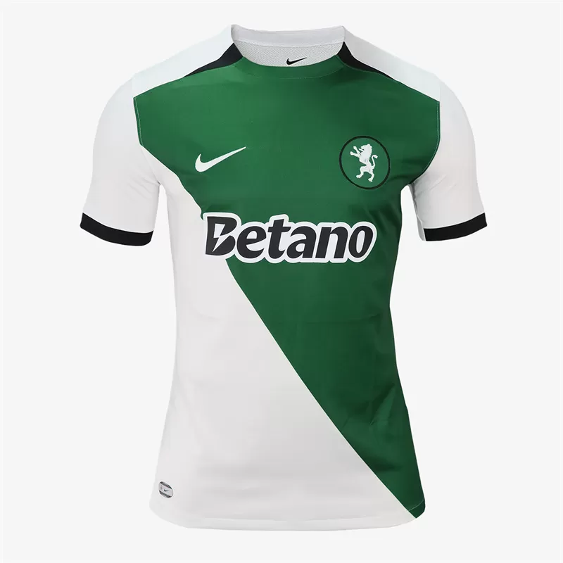 2024 2025 Sporting CP Mens Stromp Soccer Jersey Green White