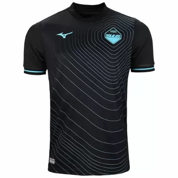 2024 2025 SS Lazio Mens Third Soccer Jersey Heartbeat Azure