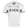 2024 2025 SSC Napoli Mens Away Soccer Jersey Azzurro White
