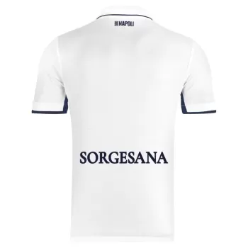 2024 2025 SSC Napoli Mens Away Soccer Jersey Azzurro White