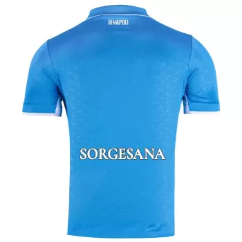 2024 2025 SSC Napoli Mens Home Soccer Jersey Azzurro Blue