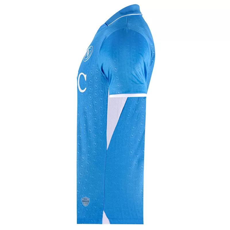 2024 2025 SSC Napoli Mens Home Soccer Jersey Azzurro Blue
