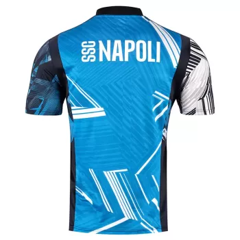 2024 2025 SSC Napoli Mens Pre Match Soccer Jersey 90s Retro Style