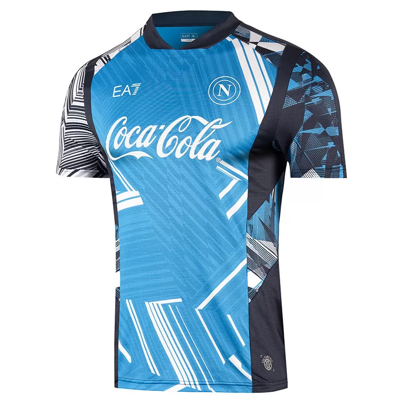 2024 2025 SSC Napoli Mens Pre Match Soccer Jersey 90s Retro Style 2024 2025 SSC Napoli Mens Pre Match Soccer Jersey 90s Retro Style