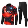 2024 2025 SSC Napoli Mens Red Black Training Technical Soccer Tracksuit Kit
