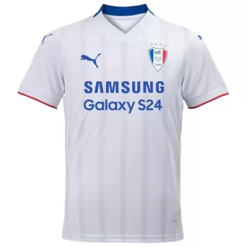 2024 2025 Suwon Samsung Bluewings Mens Away Soccer Jersey White Navy