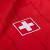 2024 2025 Switzerland Mens Home Soccer Jersey Red Maroon 2024 2025 Switzerland Mens Home Soccer Jersey Red Maroon