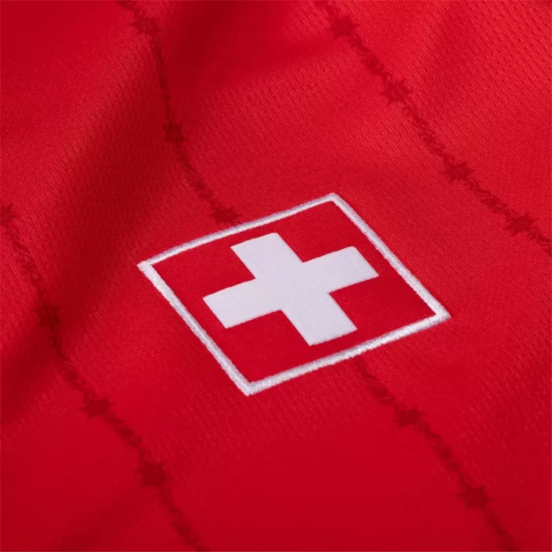 2024 2025 Switzerland Mens Home Soccer Jersey Red Maroon 2024 2025 Switzerland Mens Home Soccer Jersey Red Maroon