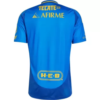 2024 2025 Tigres Mens Away Soccer Jersey Blue Gold