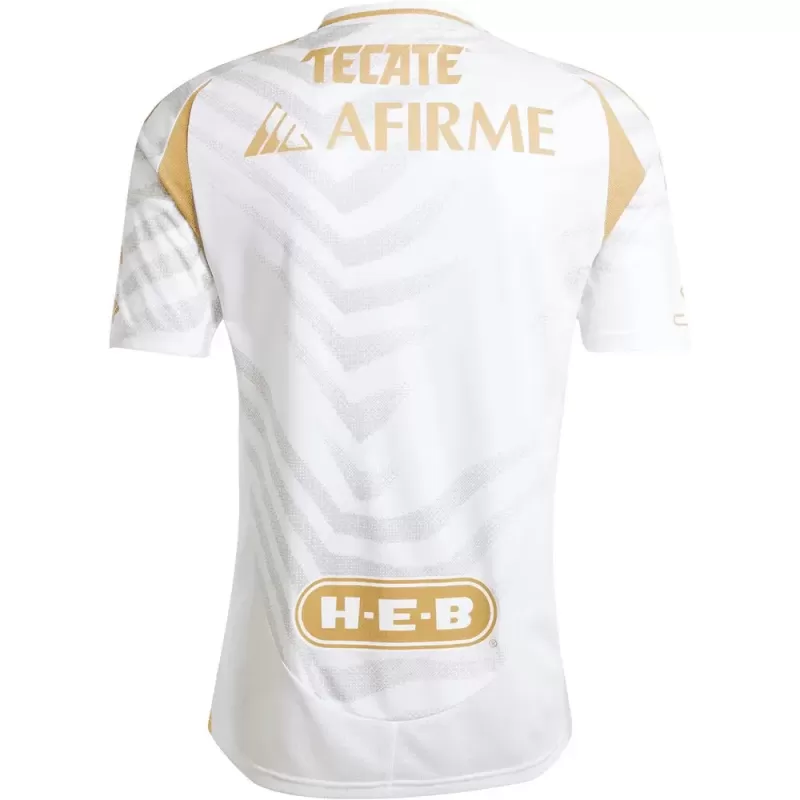 2024 2025 Tigres Mens Third Soccer Jersey Yellow White