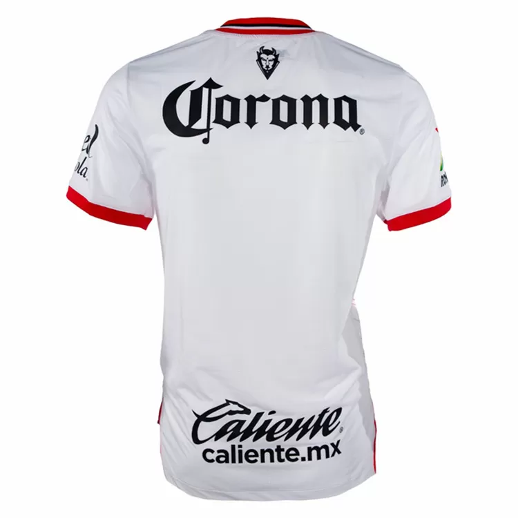 2024 2025 Toluca Mens Away Soccer Jersey White Red