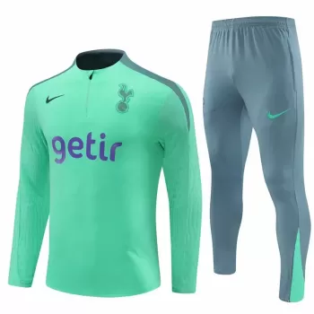 2024 2025 Tottenham Hotspur Mens Green Training Technical Soccer Tracksuit Kit