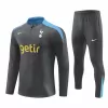 2024 2025 Tottenham Hotspur Mens Grey Training Technical Soccer Tracksuit Kit
