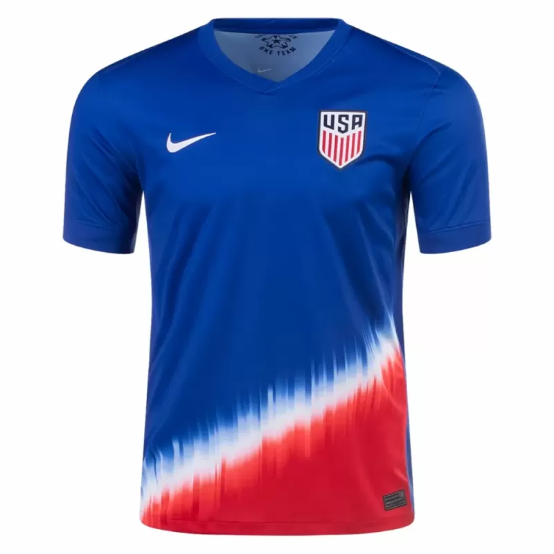 2024 2025 USA Mens Away Soccer Jersey American Icon Sash