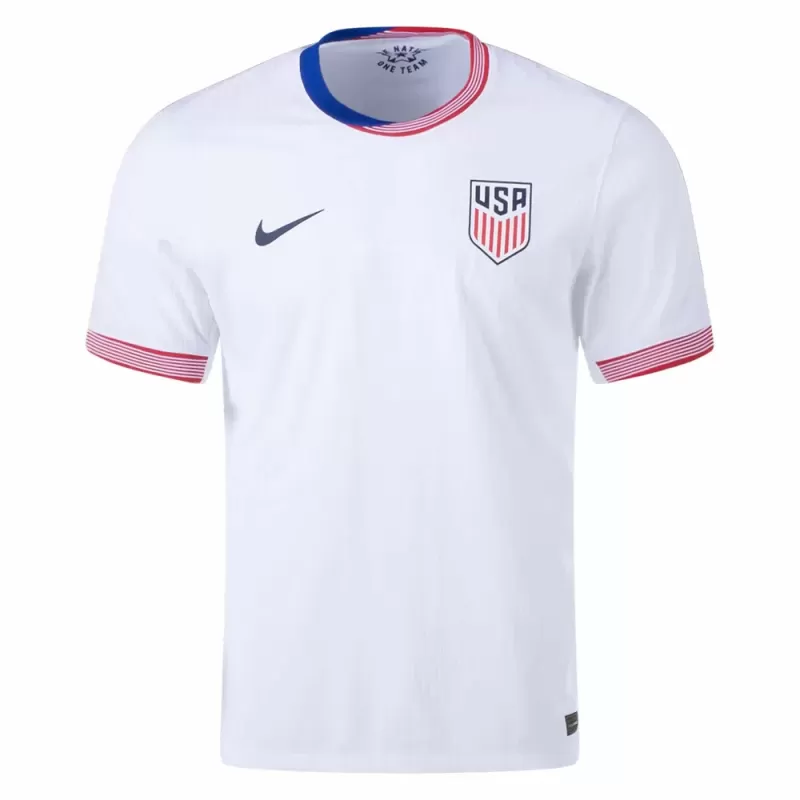 2024 2025 USA Mens Home Soccer Jersey One Nation White
