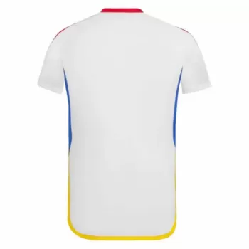 2024 2025 Venezuela Mens Away Soccer Jersey White Tricolour