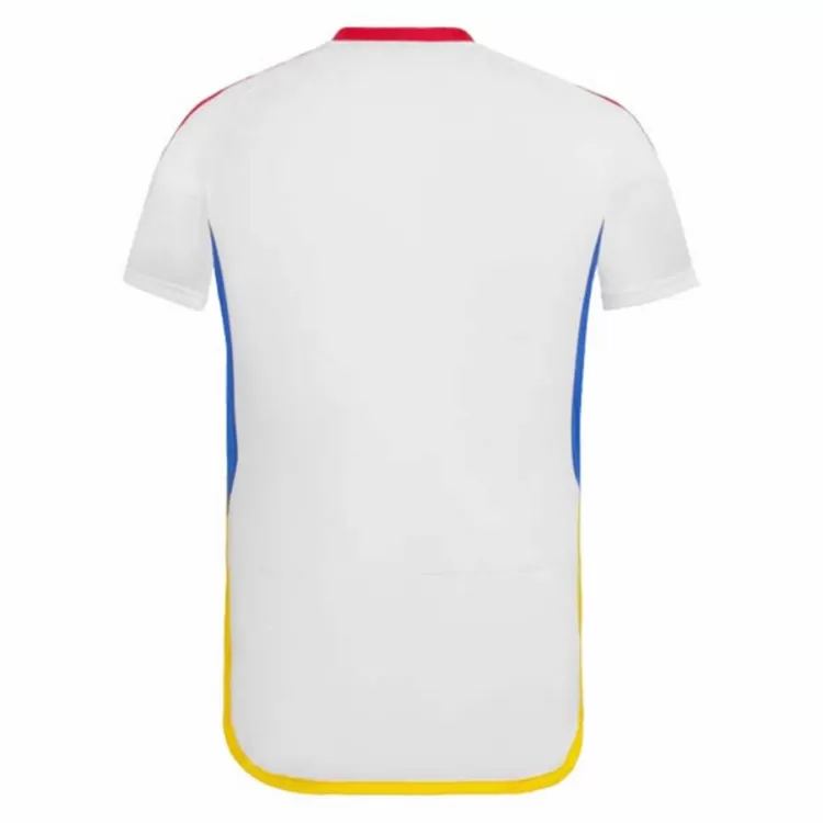 2024 2025 Venezuela Mens Away Soccer Jersey White Tricolour