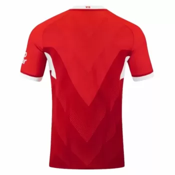 2024 2025 VfB Stuttgart Mens Away Soccer Jersey Red Retro Vibe