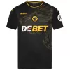 2024 2025 Wolverhampton Wanderers Mens Away Soccer Jersey Wolfpack Black