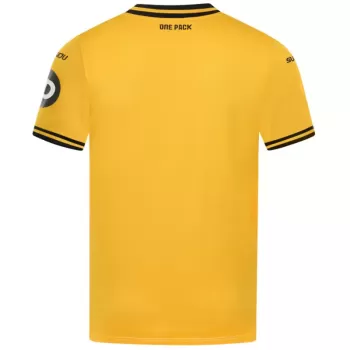 2024 2025 Wolverhampton Wanderers Mens Home Soccer Jersey Old Gold