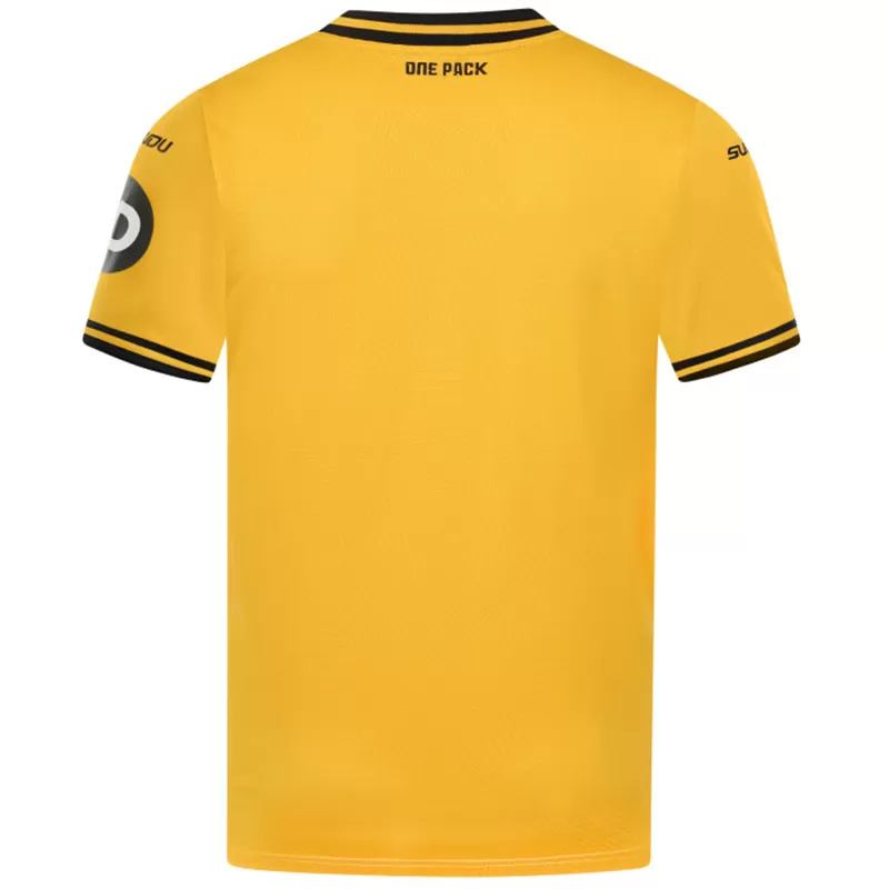 2024 2025 Wolverhampton Wanderers Mens Home Soccer Jersey Old Gold 2024 2025 Wolverhampton Wanderers Mens Home Soccer Jersey Old Gold