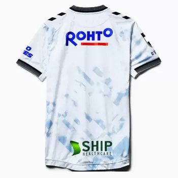 2024 Gamba Osaka Mens Away Soccer Jersey White Flames