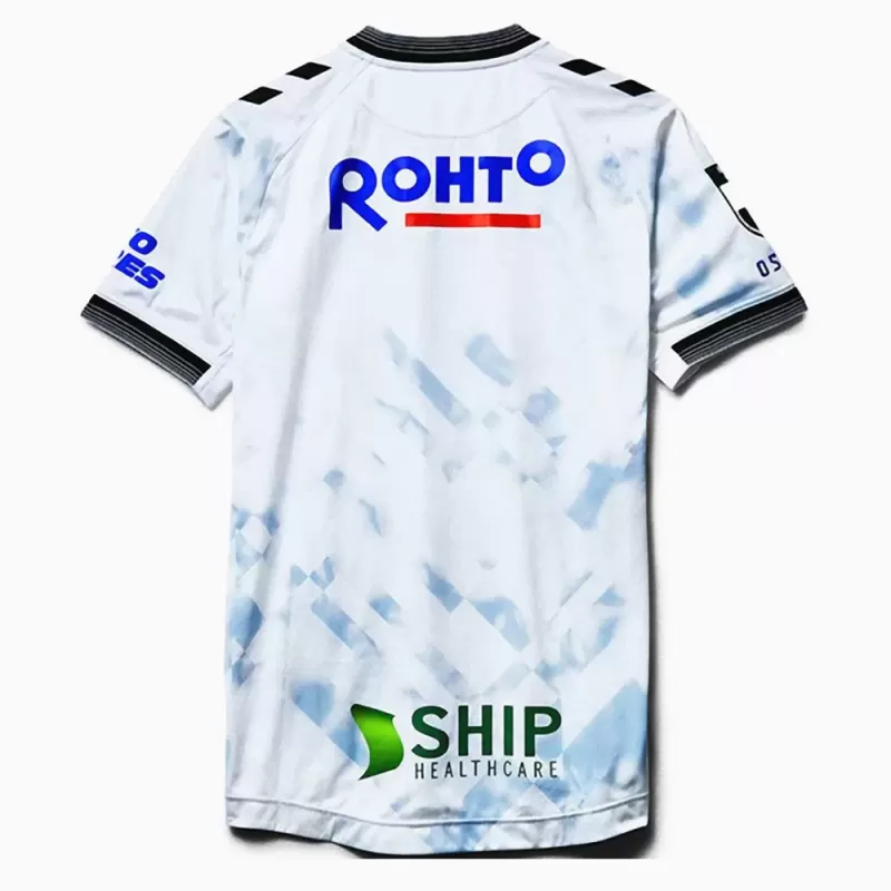 2024 Gamba Osaka Mens Away Soccer Jersey White Flames 2024 Gamba Osaka Mens Away Soccer Jersey White Flames