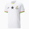 2024 Ghana Mens Home Soccer Jersey Black Star Yellow White 2024 Ghana Mens Home Soccer Jersey Black Star Yellow White