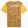 2024 Ghana Mens Pre-match Soccer Jersey Graphic Training Top