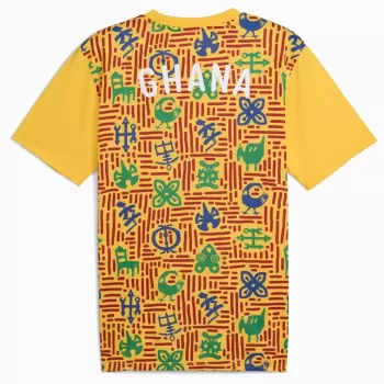 2024 Ghana Mens Pre-match Soccer Jersey Graphic Training Top